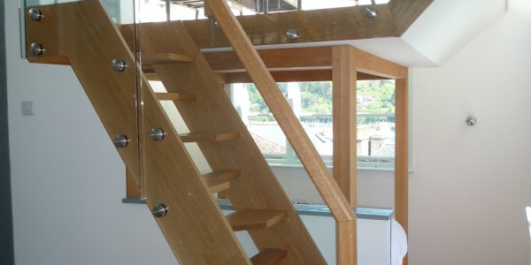 Alternative tread stairs leading to viewing platform